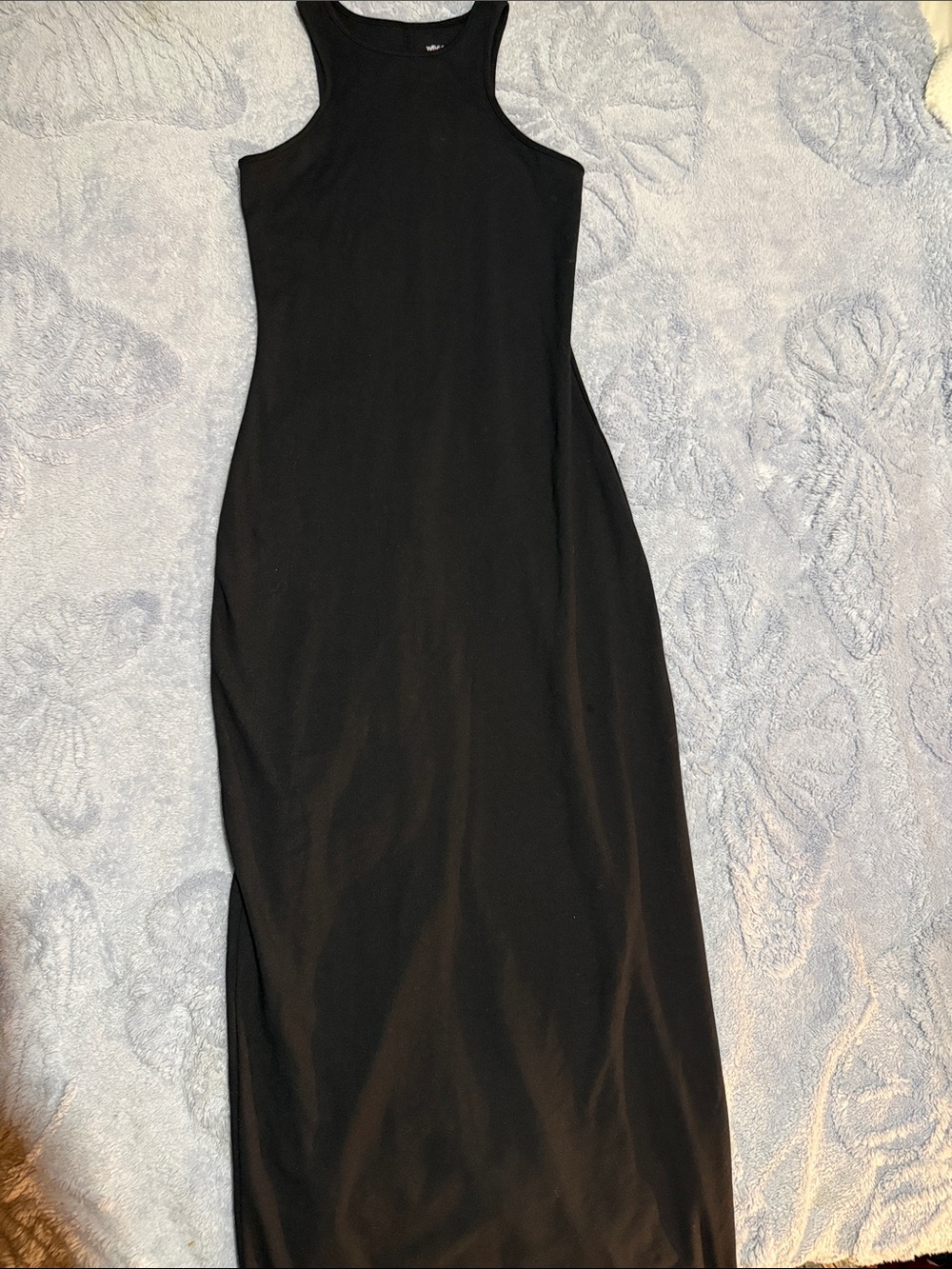 Black Sleeveless Maxi Dress - Classic Tank Style